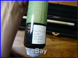 McDermott Pool Cue Vintage E Series E-B8 Green With Hard Case