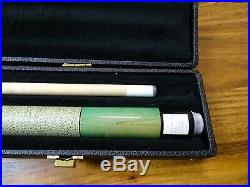 McDermott Pool Cue Vintage E Series E-B8 Green With Hard Case