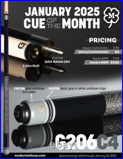 McDermott Pool Cue With One G-CORE Shaft. JANUARY 2025 CUE OF THE MONTH