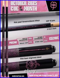McDermott Pool Cue With One G-CORE Shaft. OCTOBER 2025 CUE OF THE MONTH