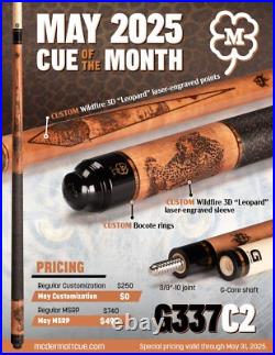 McDermott Pool Cue With One G-Core Shaft. MAY 2025 CUE OF THE MONTH McDermott Pool Cue With One G-Core Shaft. MAY 2025 CUE OF THE MONTH