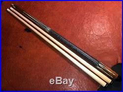 McDermott Pool Cue Wrap-less pool cue with 2 Shafts