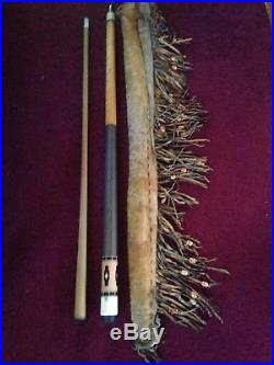 McDermott Pool Cue, perfect condition 1985, with hand-made deerskin case