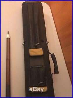 McDermott Pool Cue with 2 shafts Also nice Hard 3 X 5 case