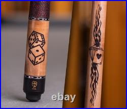 McDermott Pool Cue with One G-CORE Shaft. April 2026 CUE OF THE MONTH