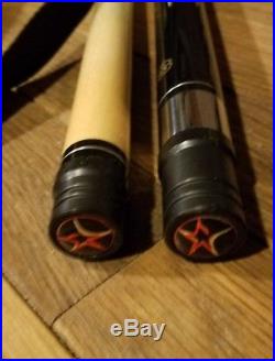 McDermott Pool Cue with Outlaw Case Billiards Pool Stick Extras