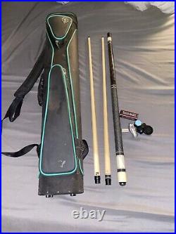 McDermott SL2 Pool Cue with i-3 and iPRO Shaft, Hard Case and extras Select Series