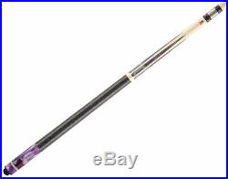 McDermott SP10 Maple Purple/White Pearl Inlays/Rings Pool/Billiards Cue Stick