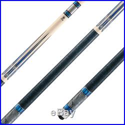 McDermott SP3 Star Series Pool Cue Blue and Grey Pearl Inlays