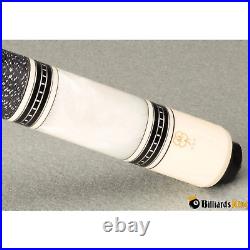 McDermott Select Billiards Pool Cue Stick Grey White Birdseye Linen Wrap i-3 SL2