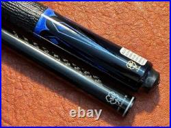 McDermott Select Series Pool Cue With Defy Carbon Shaft. Model SL13 Blue Stained