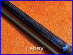 McDermott Select Series Pool Cue With Defy Carbon Shaft. Model SL13 Blue Stained