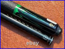 McDermott Select Series Pool Cue With Defy Carbon Shaft Model SL13 Green Stained