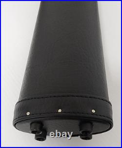 McDermott Shooters Collection 1x2 Billiard Pool Cue Stick 1B/2S Oval Hard Case