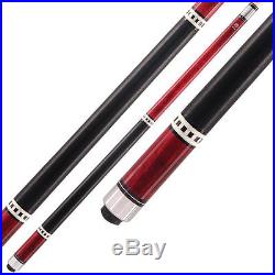 McDermott Star Pool Cue Stick S8 Red Stain 18 19 20 21 oz With FREE CASE