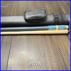 McDermott Star S22 Pool Cue Stick Blue Pearl Inlays 20oz 13mm Maple Shaft