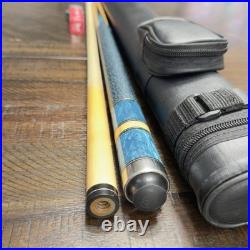 McDermott Star S22 Pool Cue Stick Blue Pearl Inlays 20oz 13mm Maple Shaft