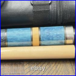 McDermott Star S22 Pool Cue Stick Blue Pearl Inlays 20oz 13mm Maple Shaft