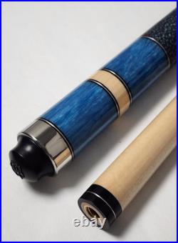 McDermott Star S22 Pool Cue Stick Blue Pearl Inlays 21oz 13mm Maple Shaft