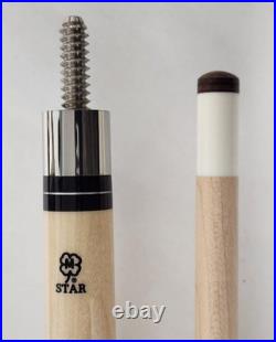 McDermott Star S22 Pool Cue Stick Blue Pearl Inlays 21oz 13mm Maple Shaft