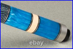McDermott Star S22 Pool Cue Stick Blue Pearl Inlays 21oz 13mm Maple Shaft