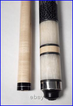 McDermott Star S25 PRO Pool Cue Stick 19oz 58 2-Piece White Pearl + Soft Case