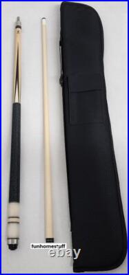 McDermott Star S25 PRO Pool Cue Stick 21oz 58 2-Piece White Pearl + Soft Case