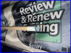 McDermott Star S78 Blue Pool Billiard Cue Hard Case Linen Handle Wrap Used