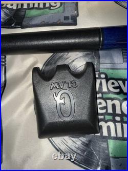 McDermott Star S78 Blue Pool Billiard Cue Hard Case Linen Handle Wrap Used