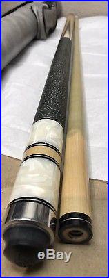 McDermott Star Series Pool Cue White Pearl Inlays Premium