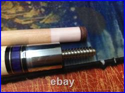 McDermott Star Series SP10 Pool Cue Purple Pearl Inlays Choice 19oz with case