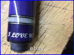 McDermott Star Series SP10 Pool Cue Purple Pearl Inlays Choice 19oz with case