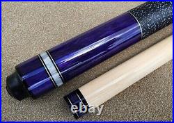 McDermott Star Series SP10 Pool Cue, Purple Pearl Inlays Choice Shaft Dia & Wght