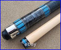 McDermott Star Series SP3 Pool Cue, Blue Pearl, Choice Shaft Diameter & Weight