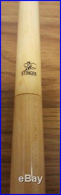 McDermott Stinger NG01 Pool Cue stick Jump Break, 13.25mm Phenolic Tip Wrapless