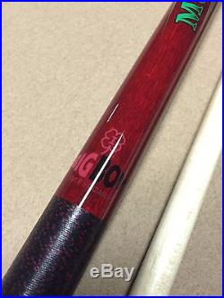McDermott TRFRMCD-G Red Clover Pool Cue with G-Core Shaft with FREE Case