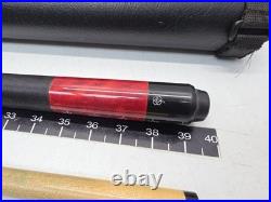 McDermott Two-Piece Billiard Cue Red & Black 19oz 58 Pool Stick