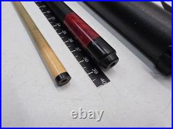 McDermott Two-Piece Billiard Cue Red & Black 19oz 58 Pool Stick
