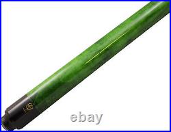McDermott USA GS01NW-GRN Emerald Green Stain/No Wrap Pool/Billiards Cue Stick