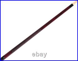 McDermott USA GS03 Burgundy Red Stain/Irish Linen Wrap Pool/Billiards Cue Stick