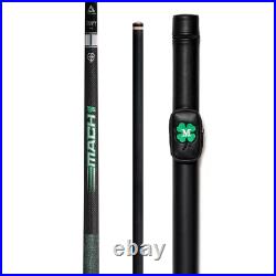 McDermott Vanquish Mach 1 Carbon Fiber Break Pool Cue Linen Wrap FREE Hard Case