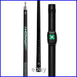 McDermott Vanquish Mach 1 Carbon Fiber Break Pool Cue Linen Wrap FREE Hard Case