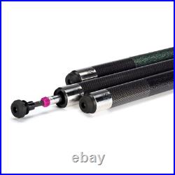 McDermott Vanquish Mach 1 Carbon Fiber Break Pool Cue Linen Wrap FREE Hard Case