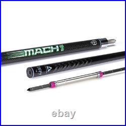 McDermott Vanquish Mach 1 Carbon Fiber Break Pool Cue Linen Wrap FREE Hard Case