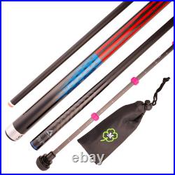 McDermott Vanquish VQ1 American Flag Carbon Fiber Pool Cue Stick with 12.5mm Defy