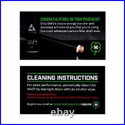 McDermott Vanquish VQ1 Carbon Fiber Playing Pool Cue 12.5 mm Tip FREE Hard Case