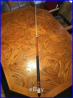 McDermott Vintage 19 Oz Pool Cue Mother Of Pearl Inlay With Case
