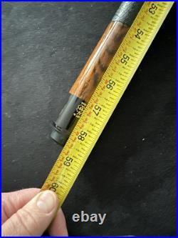 McDermott Vintage Pool Cue Bocote Leather E-Series 21oz (4oz Weight) 12.3mm Tip McDermott Vintage Pool Cue Bocote Leather E-Series 21oz (4oz Weight) 12.3mm Tip