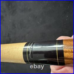 McDermott Vintage Pool Cue Bocote Leather E-Series 21oz (4oz Weight) 12.3mm Tip McDermott Vintage Pool Cue Bocote Leather E-Series 21oz (4oz Weight) 12.3mm Tip
