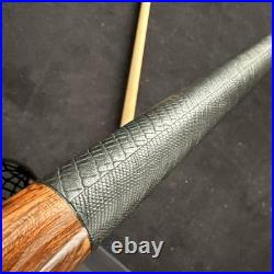 McDermott Vintage Pool Cue Bocote Leather E-Series 21oz (4oz Weight) 12.3mm Tip McDermott Vintage Pool Cue Bocote Leather E-Series 21oz (4oz Weight) 12.3mm Tip